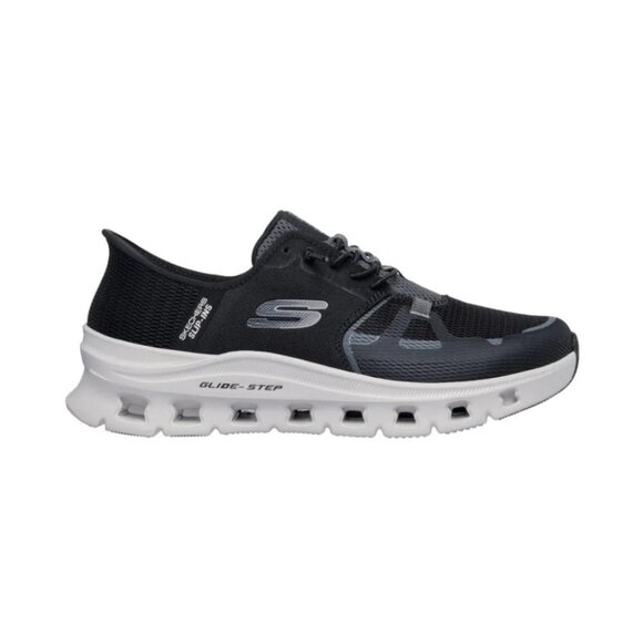 Skechers   Men's   Glide-   Step   Pro   232930   Black   /   White   Sneaker - Picture 1 of 4